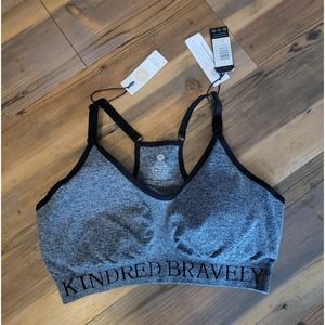 Kindred Bravely Nursing Sport Bra Size Large-Color Heather Grey - New With Tags